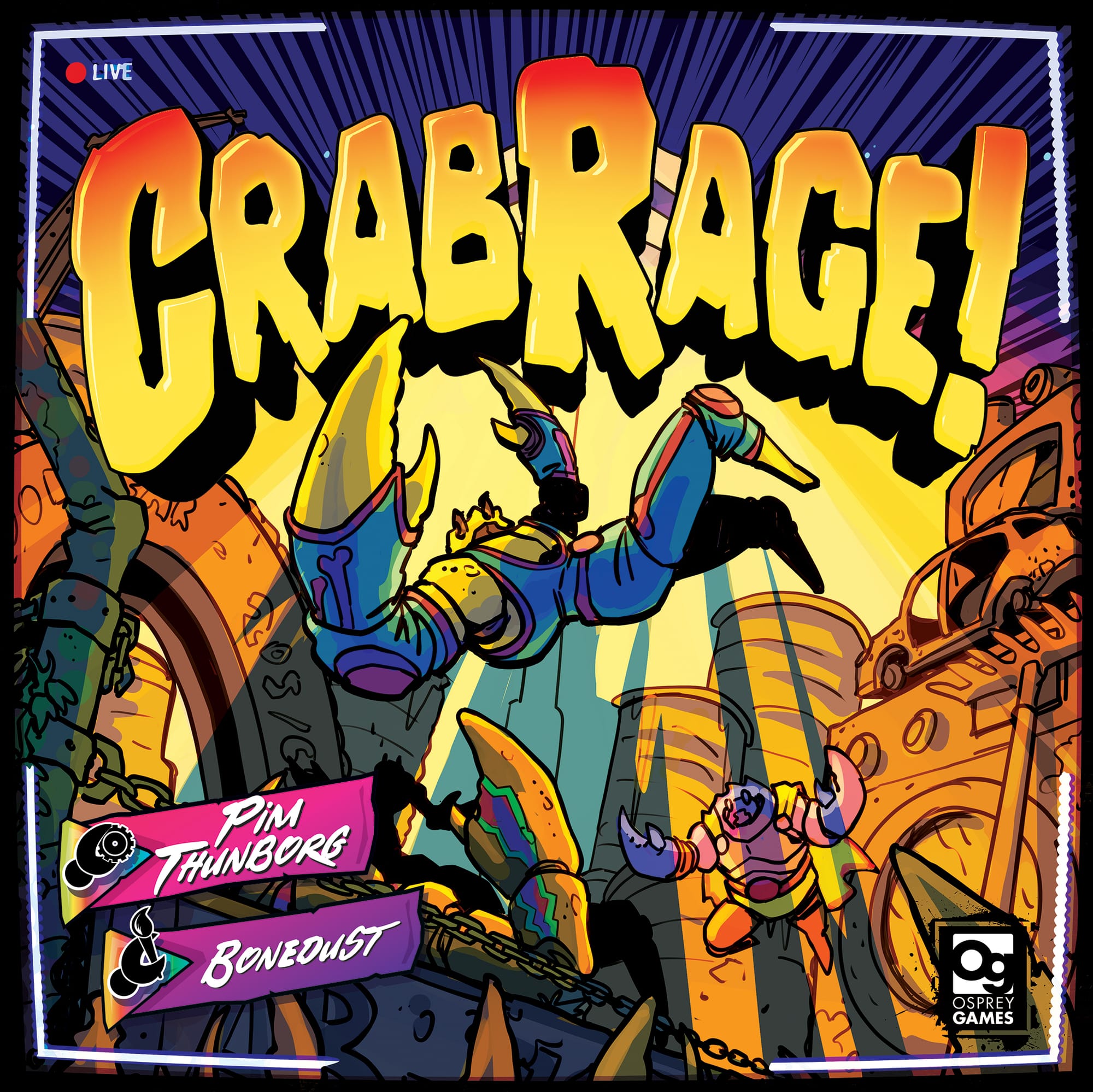 Front cover of CRAB RAGE!