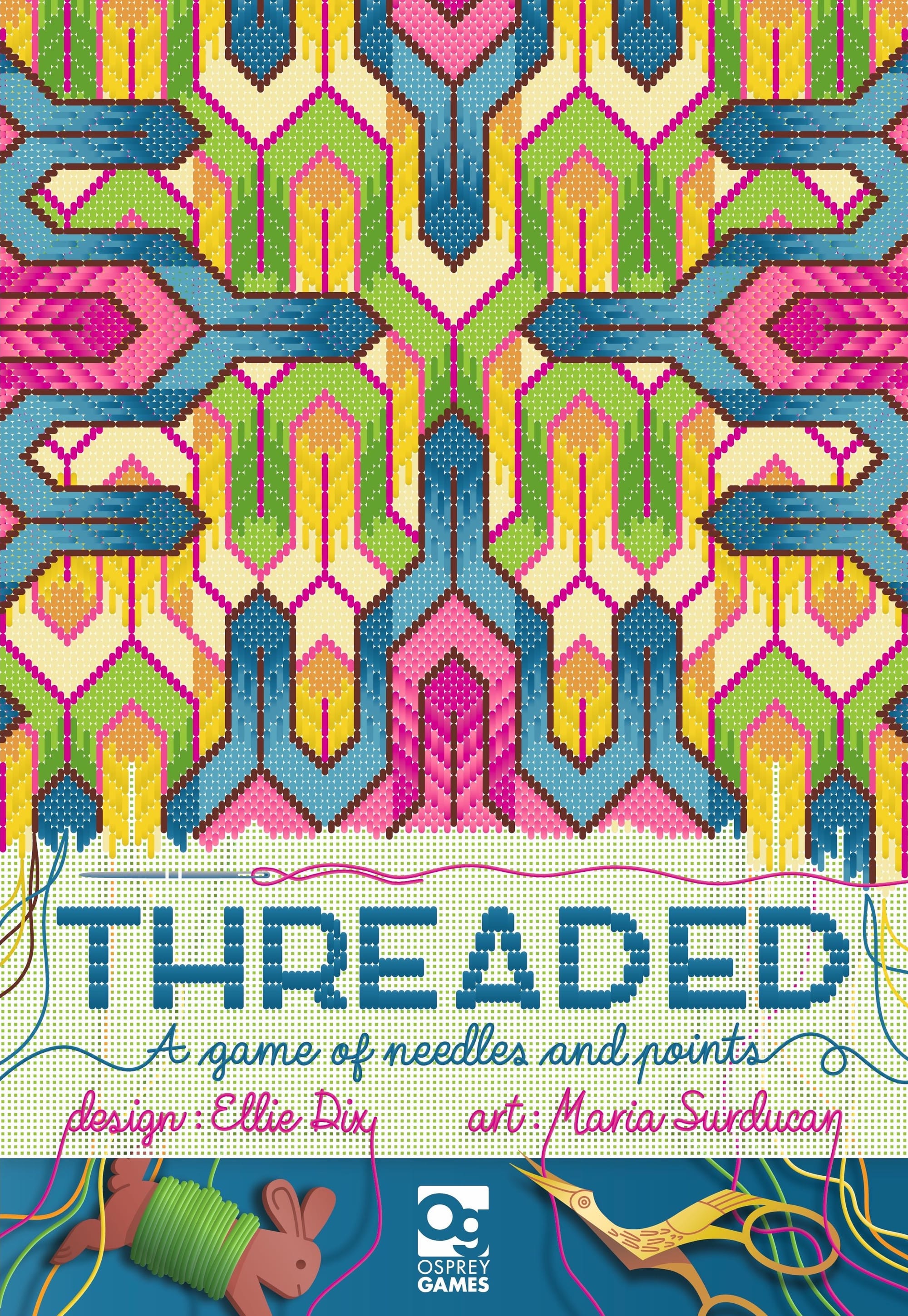 Front cover of Threaded: A Game of Needles and Points